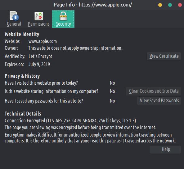 Fake apple website