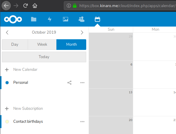 Calendar